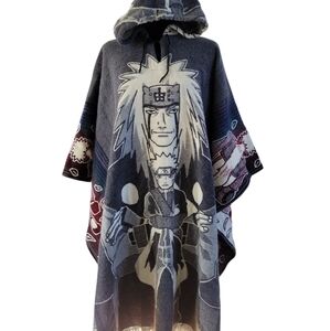 Naruto Hooded Poncho/ Naruto poncho/ akatsuki cloud/ fly Naruto ponchoHandmade